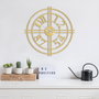 Wallity Metal Wall Clock 33 - Gold
